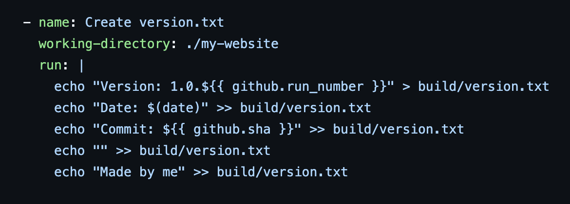 Route version.txt disponible